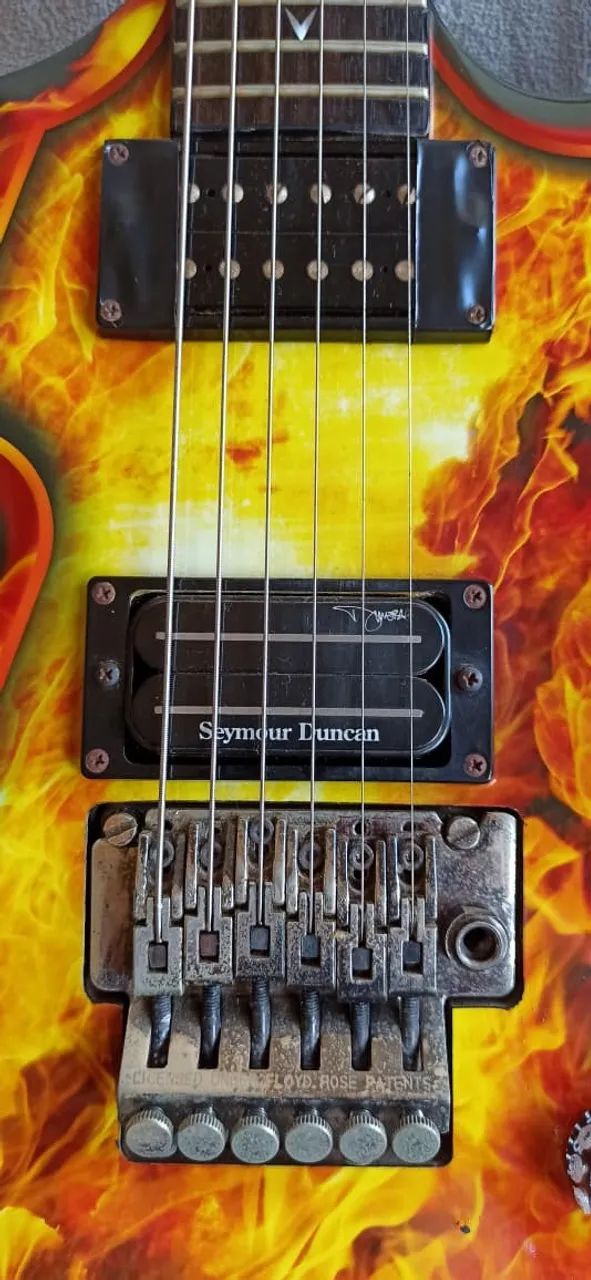 Guitarra Dean Razorback Explosion Korea + case - Foto 4