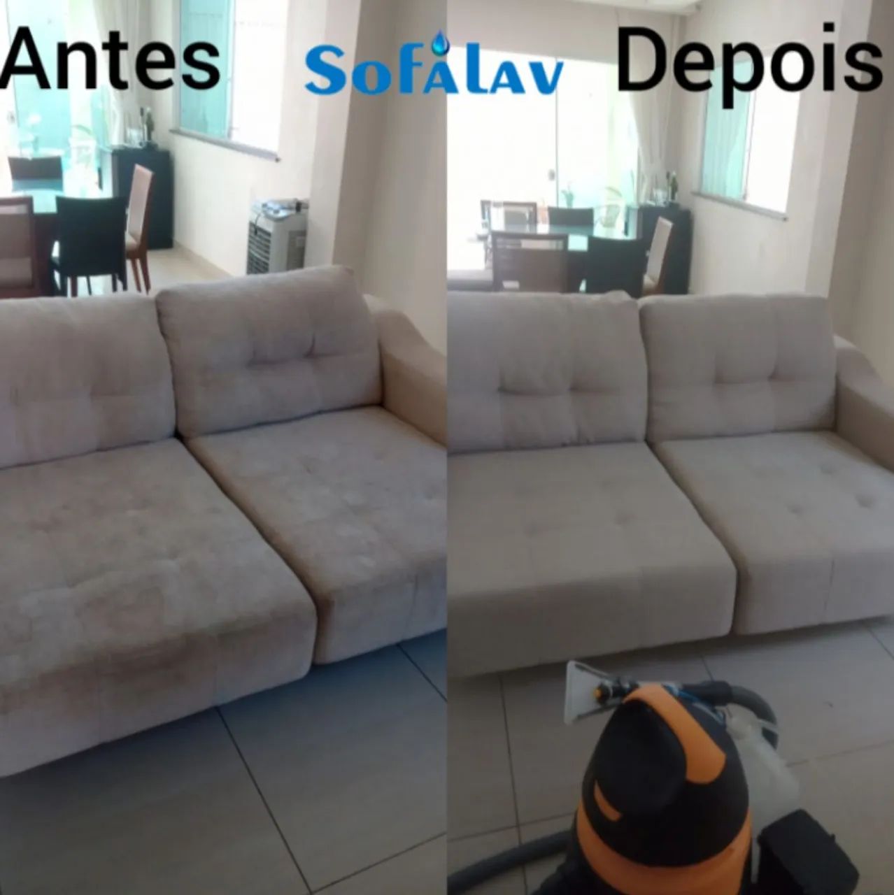Limpeza de Sofá Lavagem a Seco