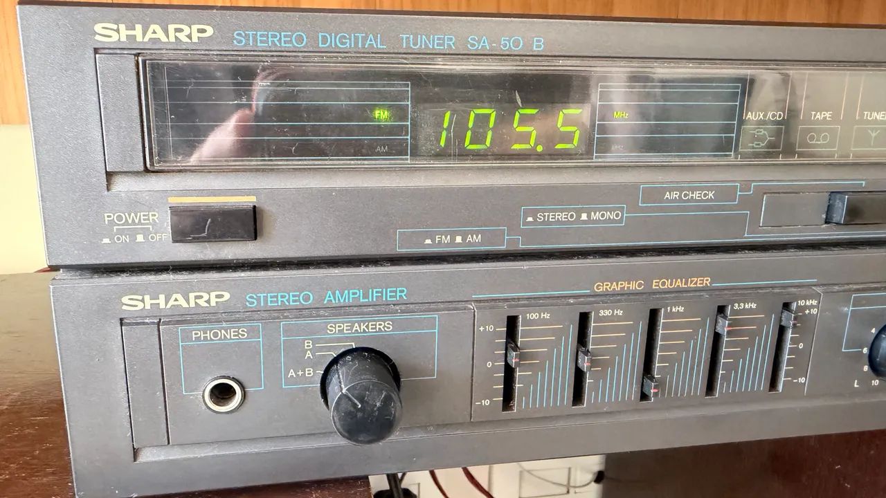 Receiver Sharp com equalizador  - Foto 4