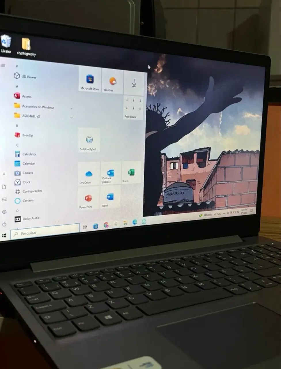 Notebook Lenovo Ideapad Intel Celeron - N4020, 4gb Ram, 128gb - Foto 5