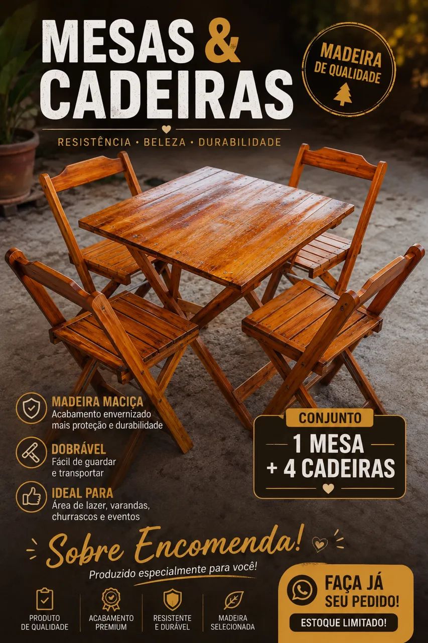 Mesa de lanchonete