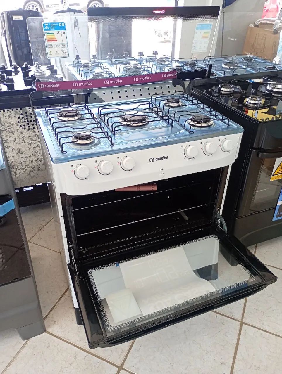 Fogão Mueller Mesa Inox 5 Bocas Automático  - Foto 3