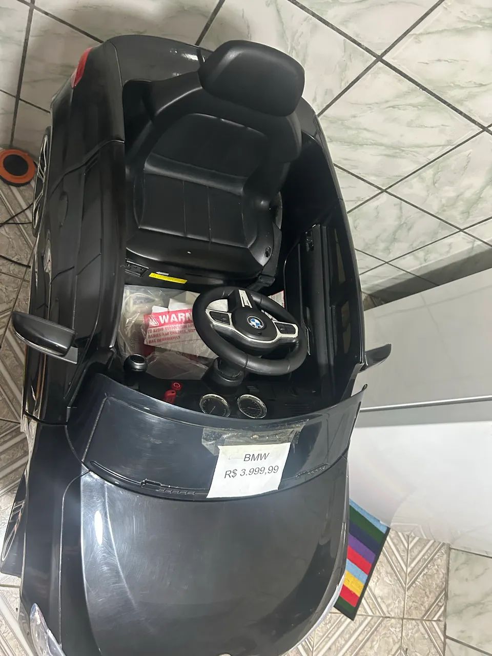 Carro bmw eletrônico com controle nunca usado  - Foto 5