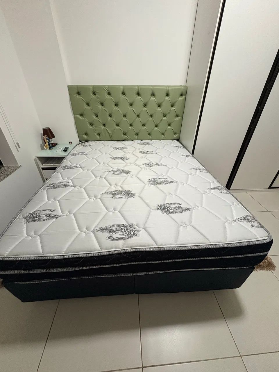 Cama Box Queen - base + colchão  - Foto 3