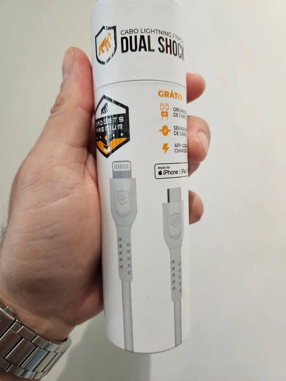 Cabo Mfi lightning para Tipo C 1.2m Gshield 