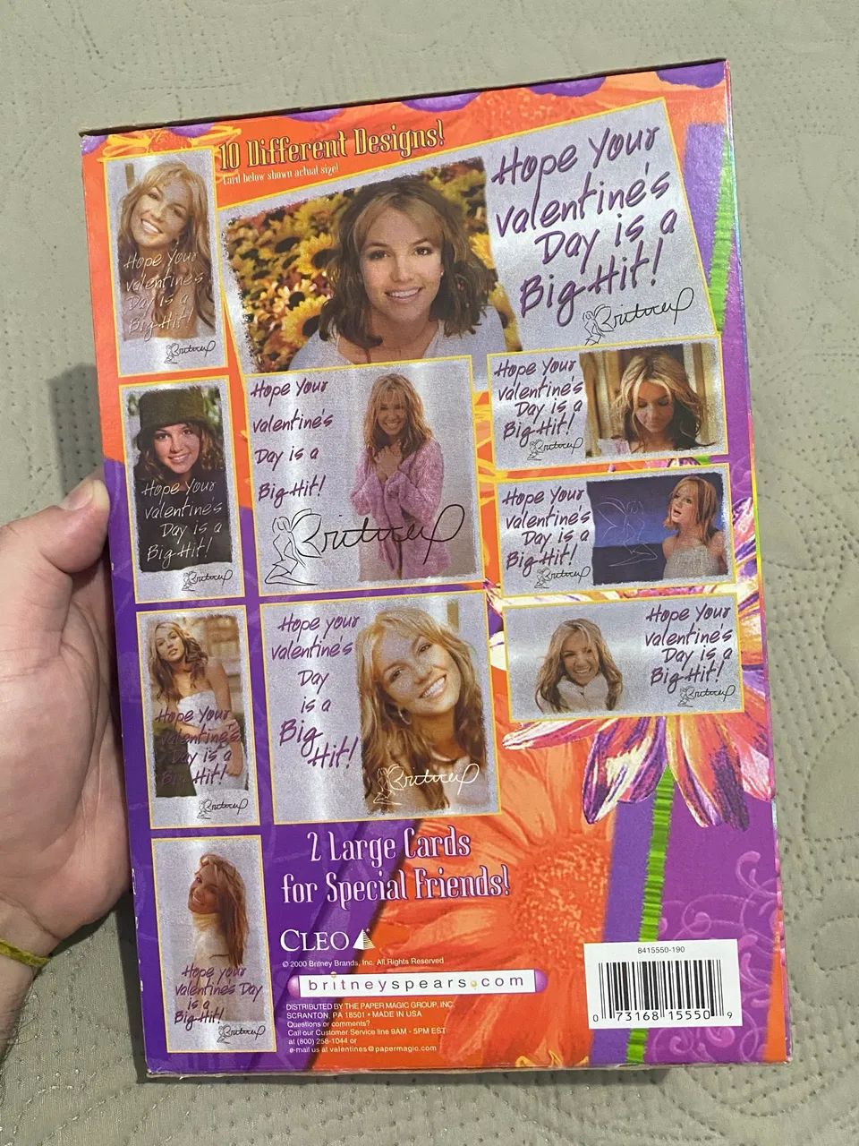 Britney Spears Deluxe Foil Valentines - Foto 2