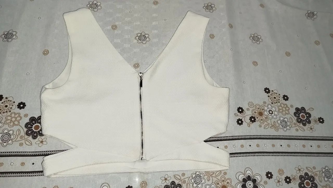 Cropped Feminino Branco - Foto 3
