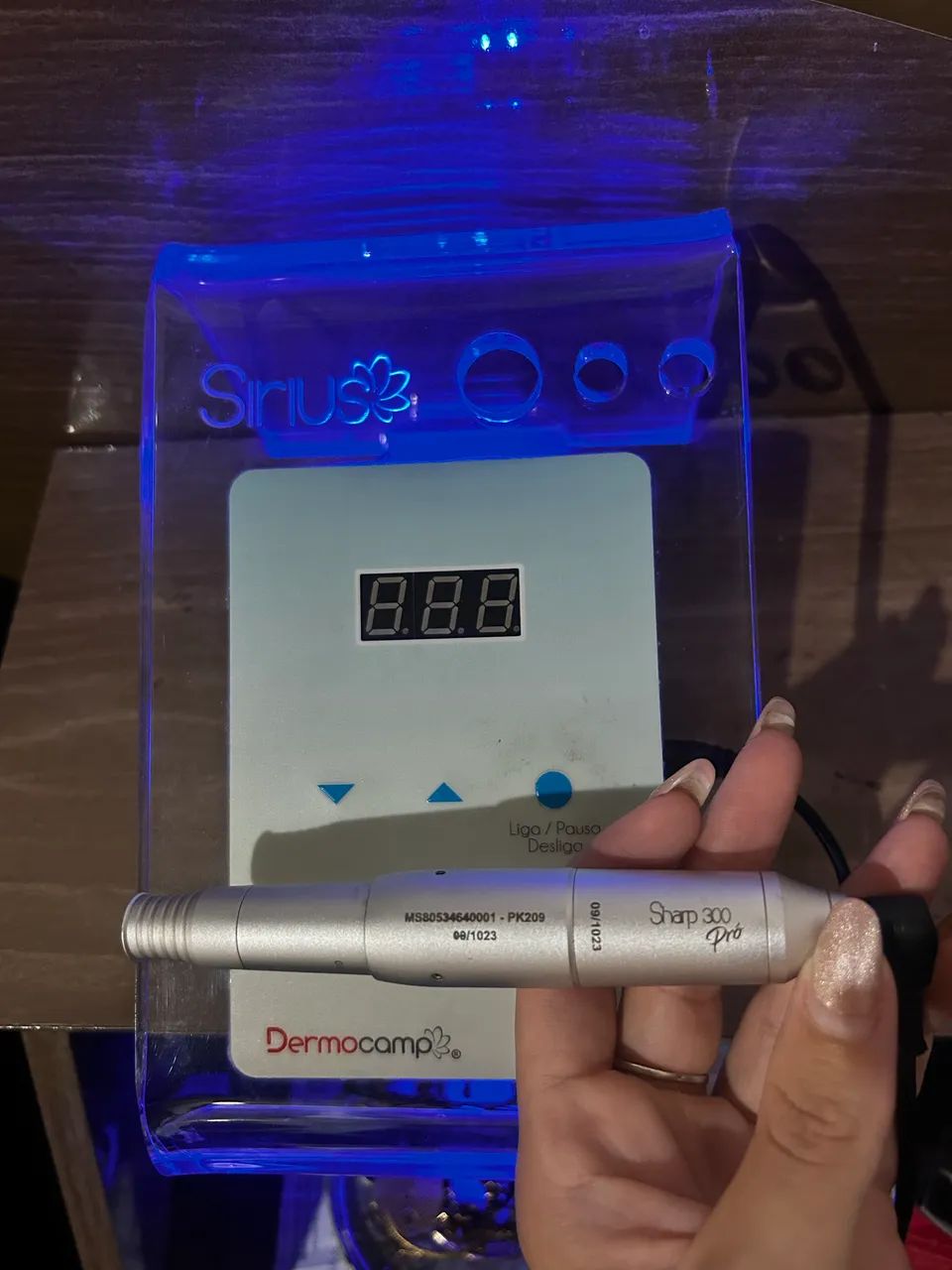 Kit Dermocamp Sirius + Caneta Sharp 300 Pro | Micropigmentação Profissional  - Foto 4