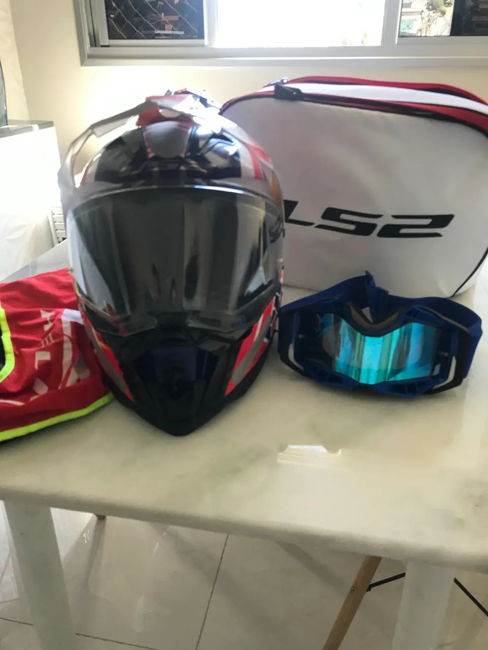 capacete ls2 mx701 exploder novo - Foto 2