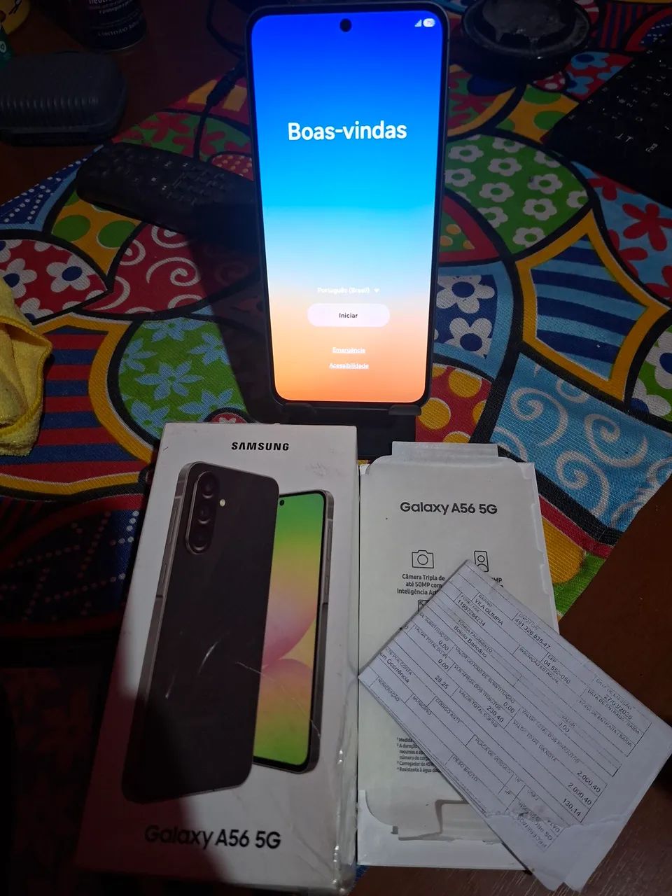 Troco - Galaxy A56 256g / 8 ram completo com NF na garantia 