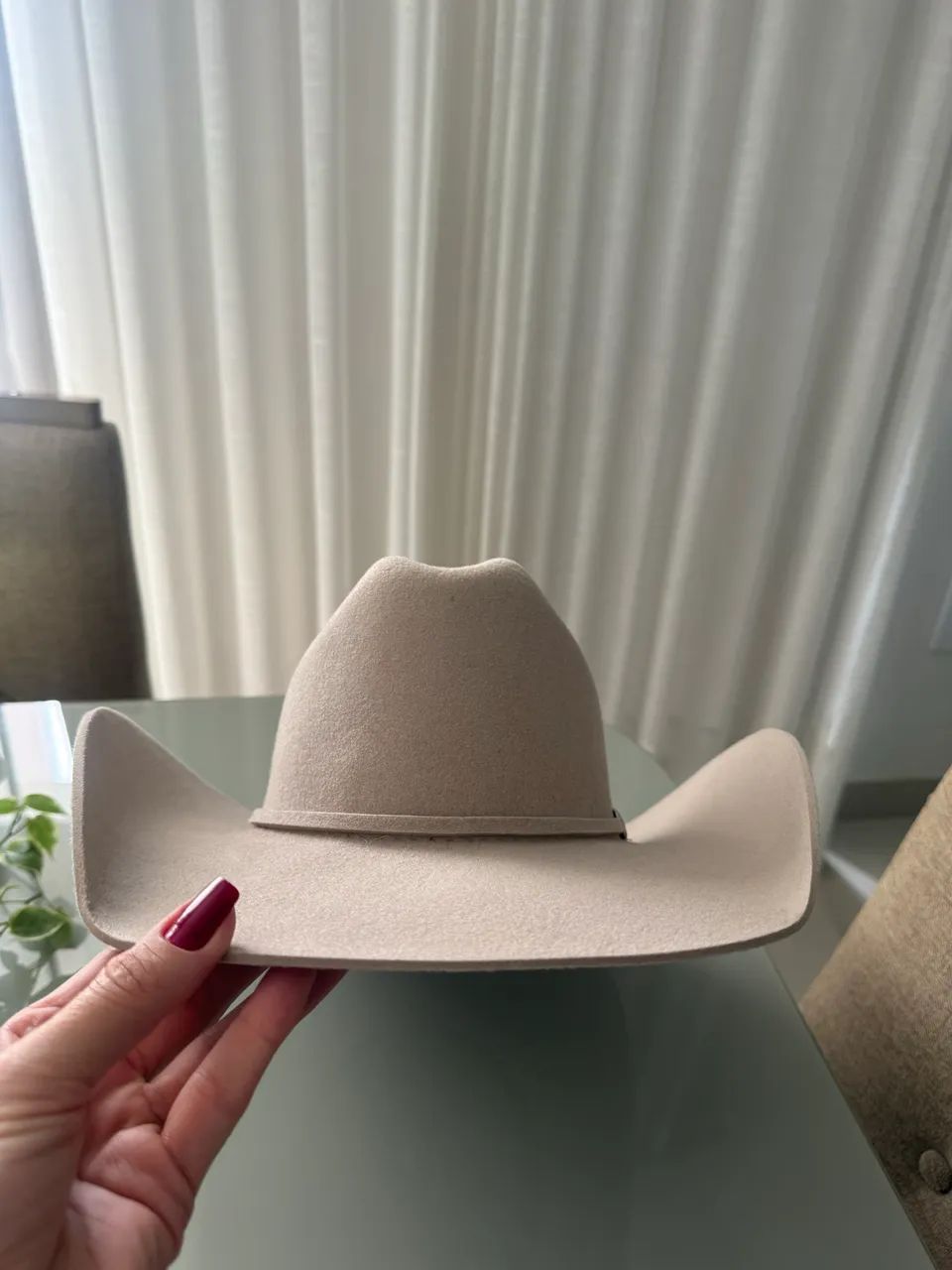 Chapeu Eldorado Feltro, cor gelo, número 54 - Foto 2