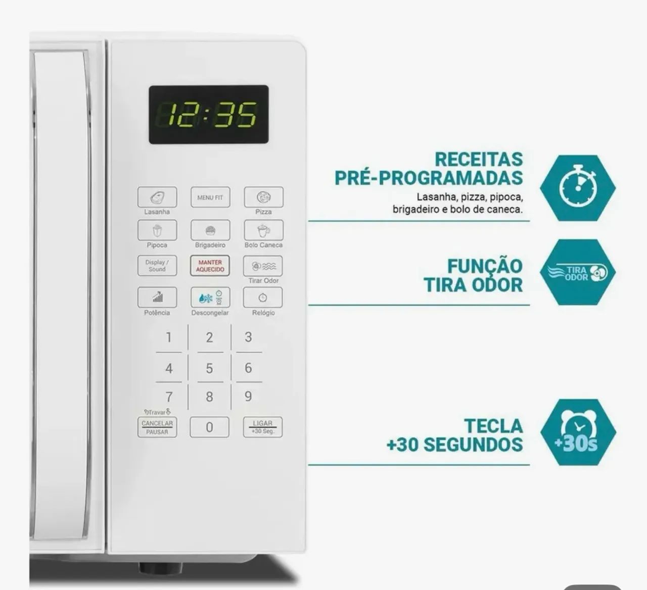 Vende-se Micro-ondas Philco 20L ? 3 meses de uso - Foto 4