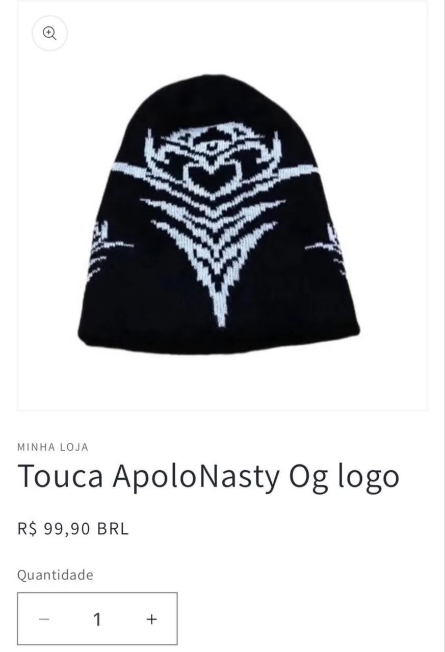 Touca Preta Rudies Flacko ApoloNasty - Foto 3