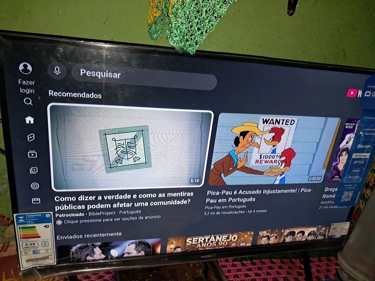 Tv 32 polegadas com apenas 4 meses de uso,agora mas barata,por apenas 800 reais 