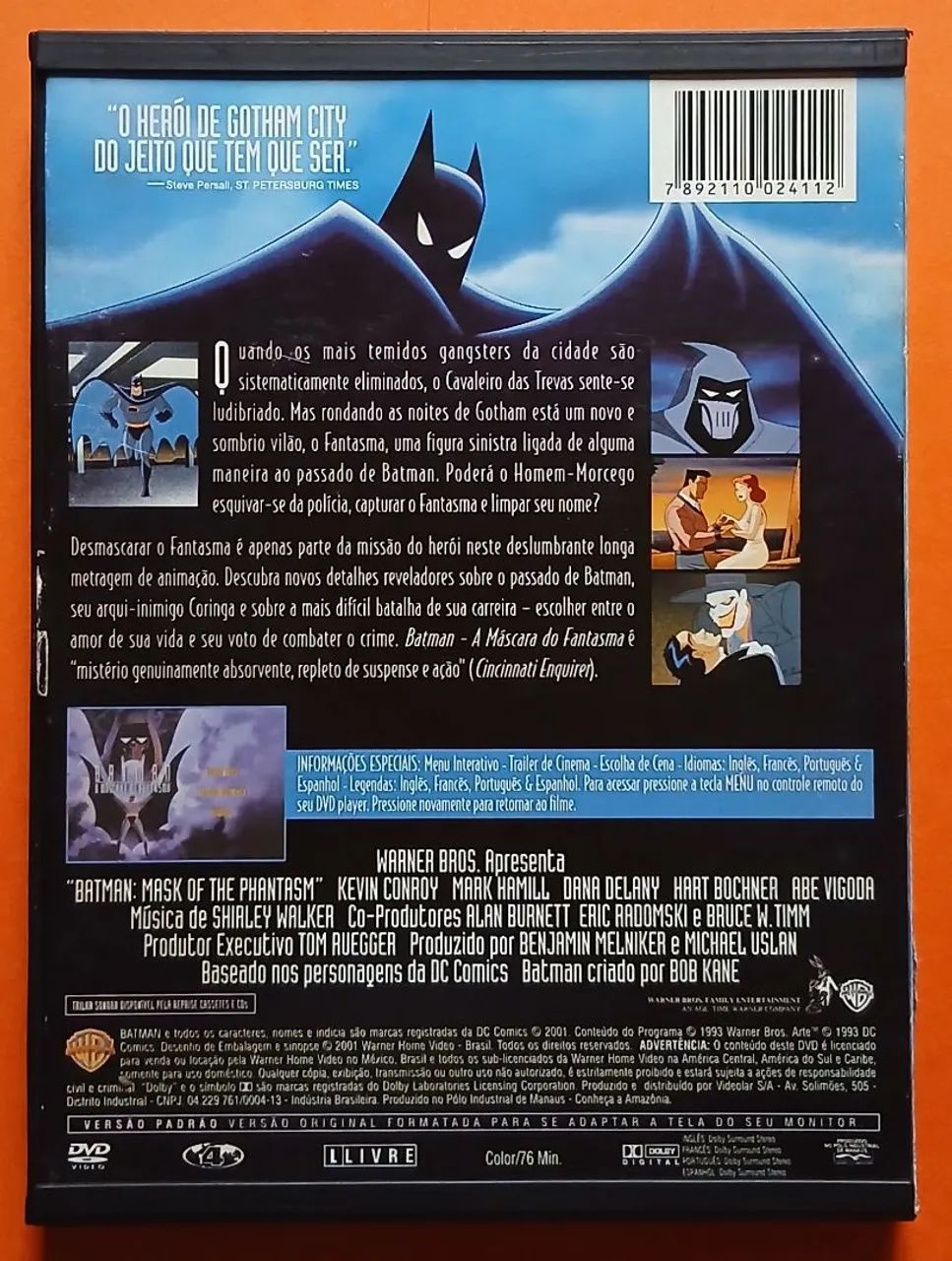 Dvd Batman - A Máscara do Fantasma  - Foto 2