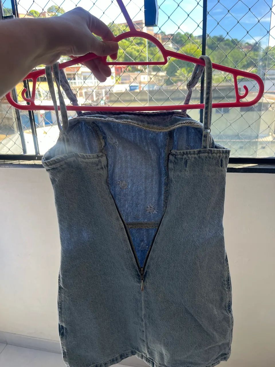Vestido infantil jeans  - Foto 3