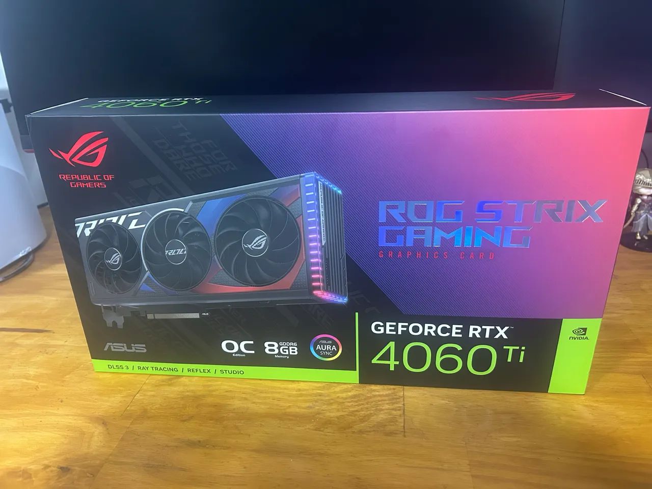 NVIDIA GeForce Rtx 4060 TI Rog Strix OC 8gb