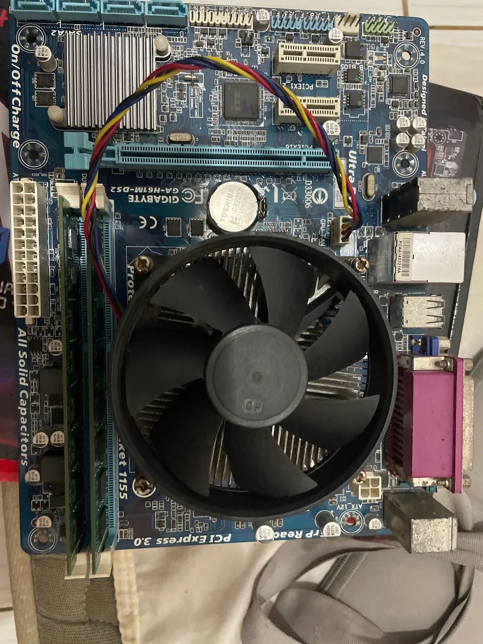 Kit I5-3570 12gb ram ddr3 - Foto 2