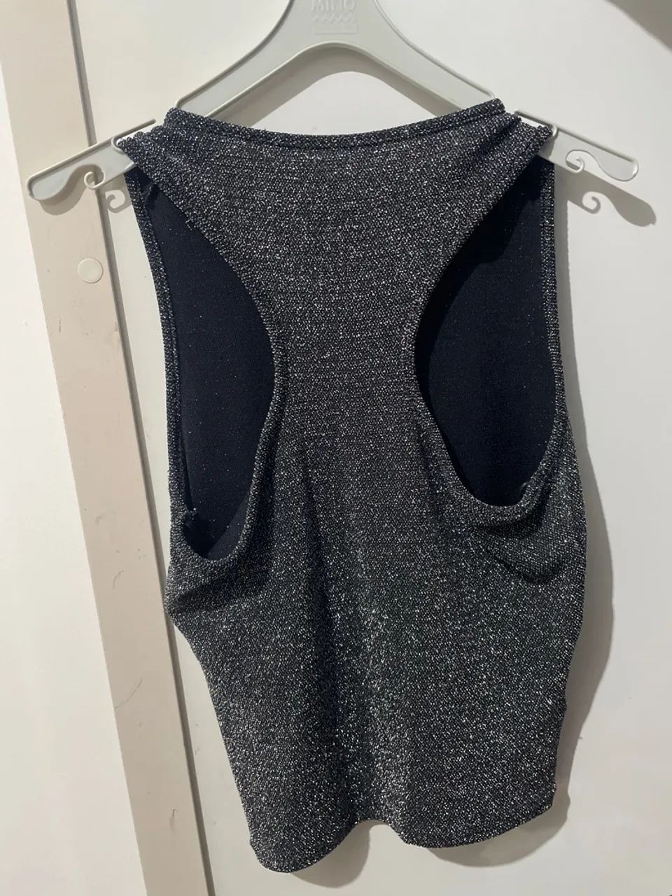 Cropped preto brilhoso - Foto 3