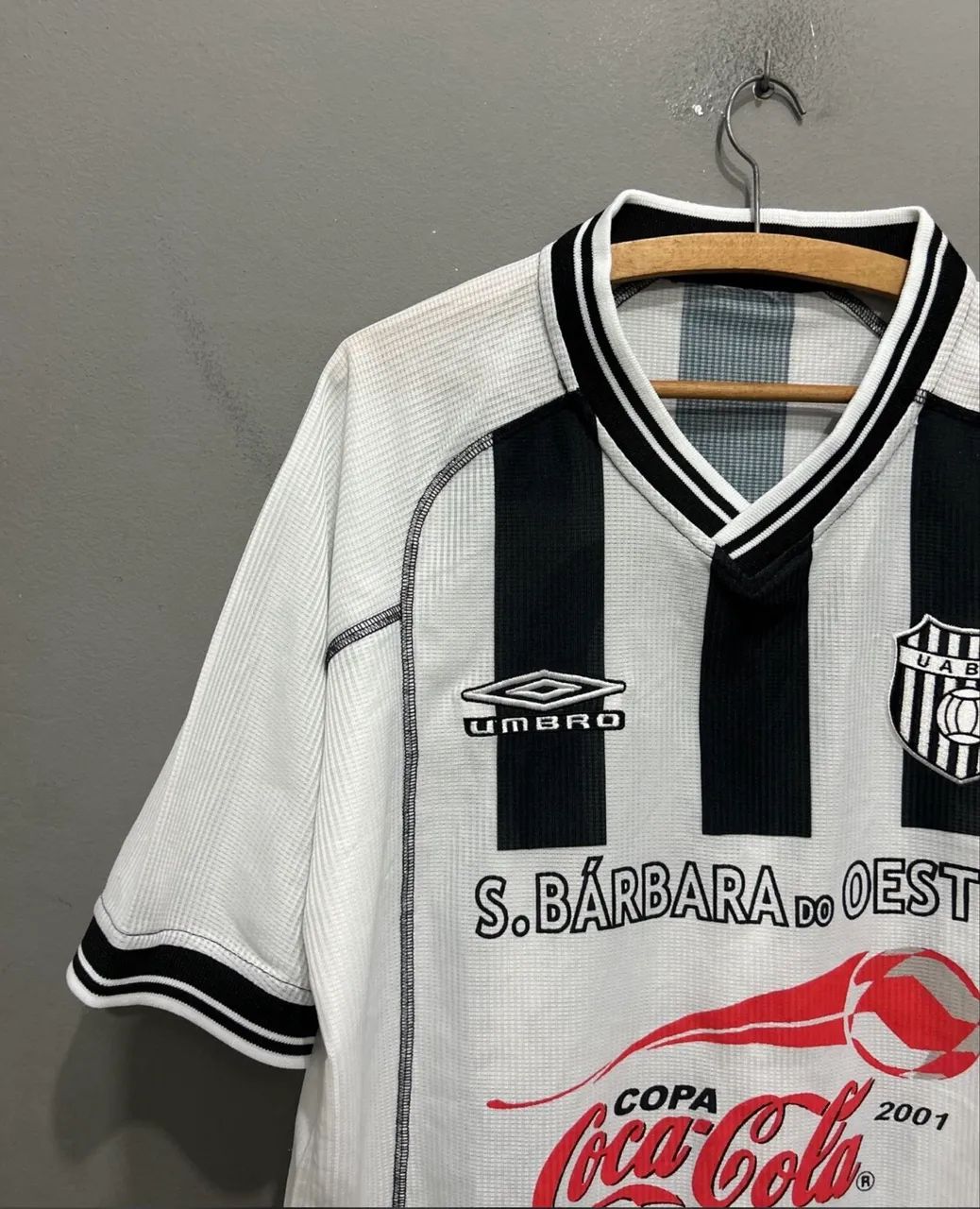camisa união barbarense 2001 umbro G  - Foto 2