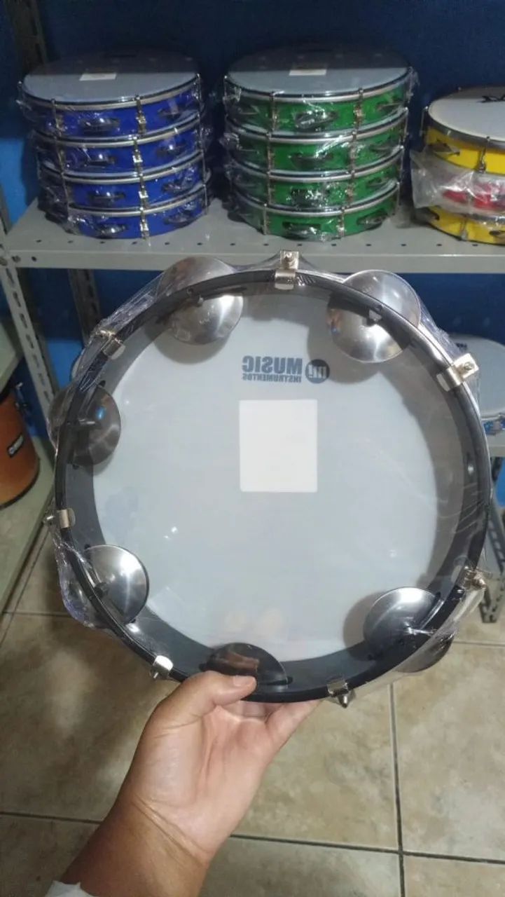 Pandeiros 10" polegadas sortidos M music na promoção  - Foto 5