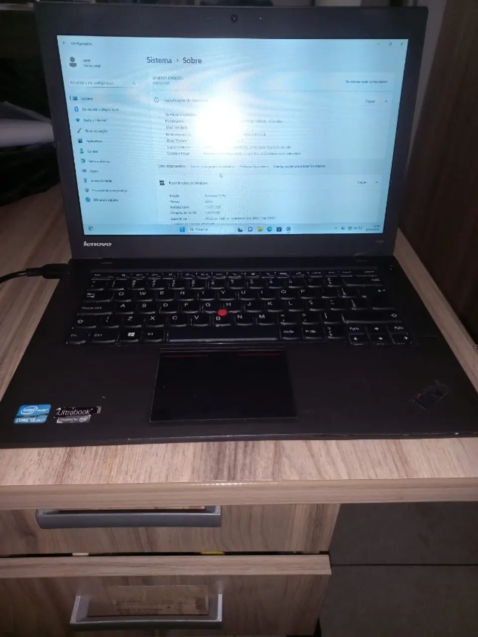 Notebook Lenovo Intel Core i5-4300U - 4GB RAM - 128GB-SSD  - Foto 3