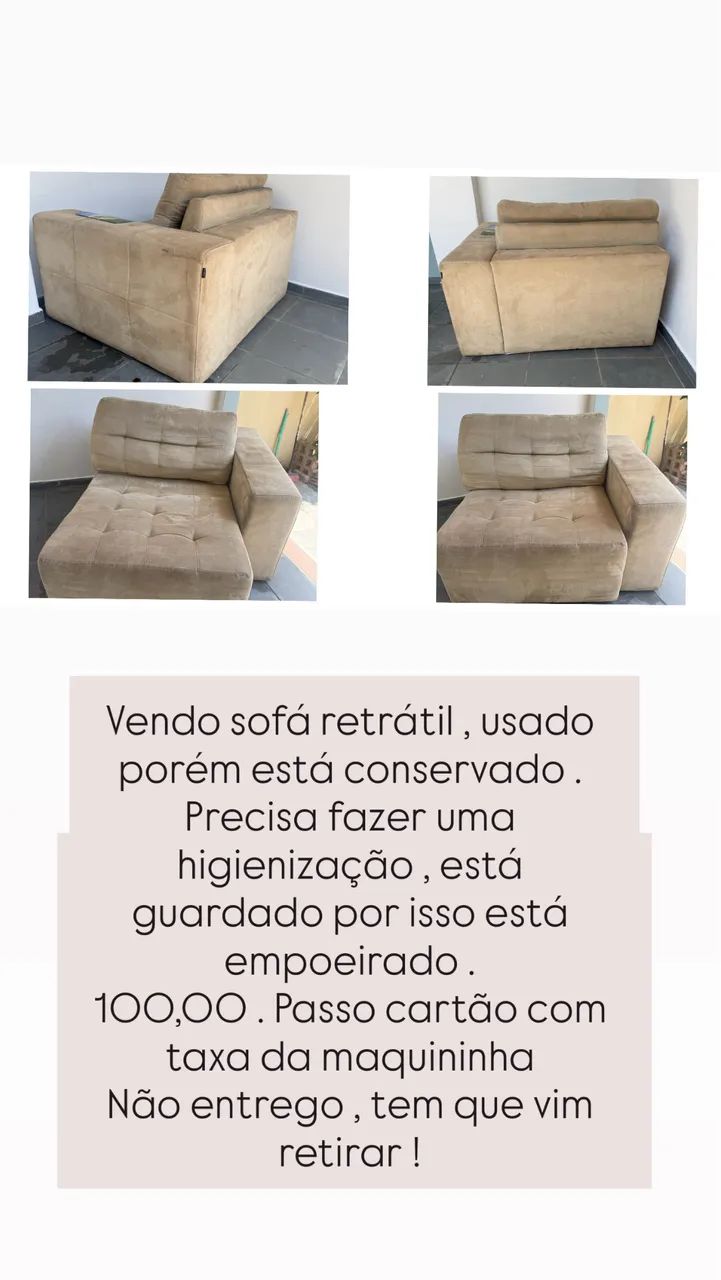 VENDO SOFÁ RETRÁTIL  - Foto 4