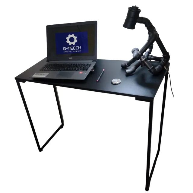 Escrivaninha NOVA Mesa Industrial Multiuso para Escritório Notebook Computador Estudo Birô - Foto 4