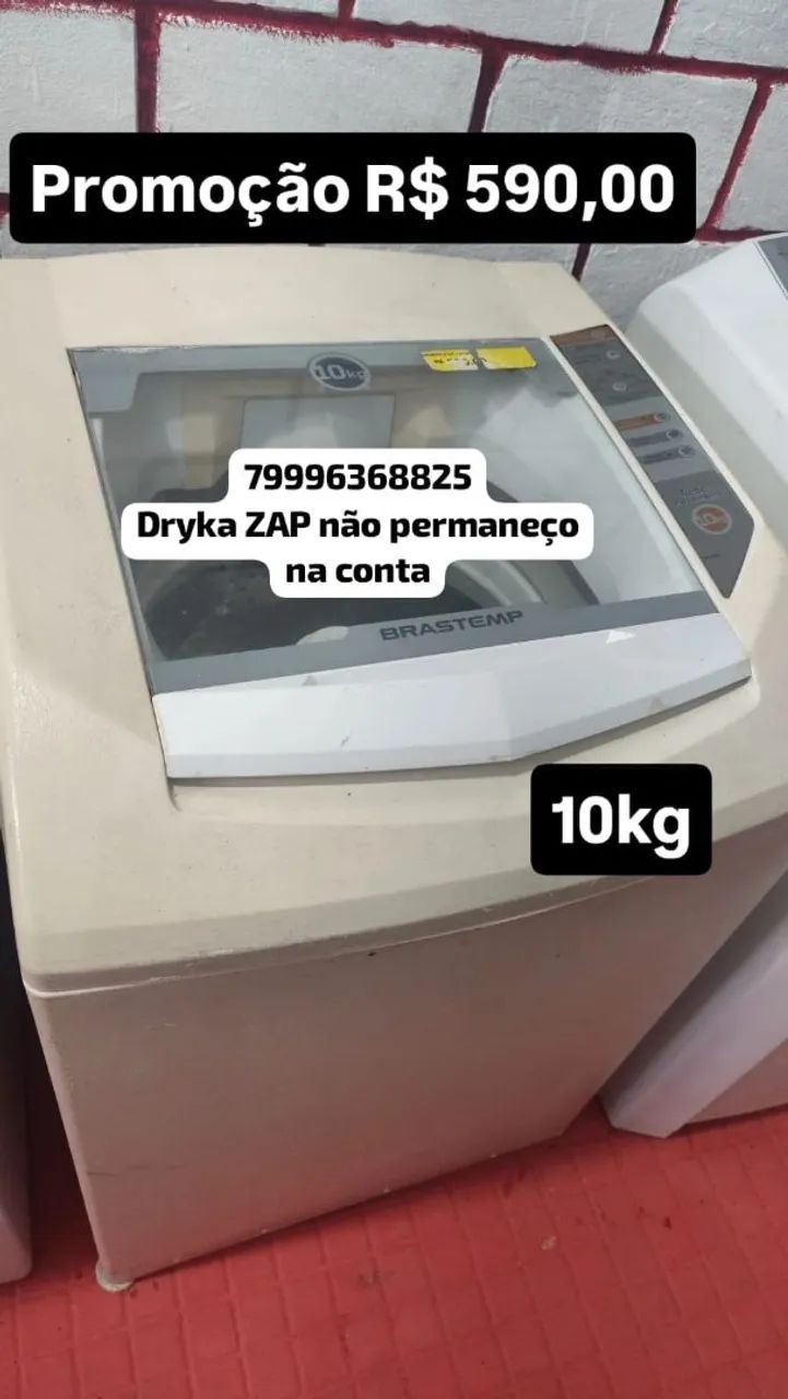 Máquina de lavar na promoção 