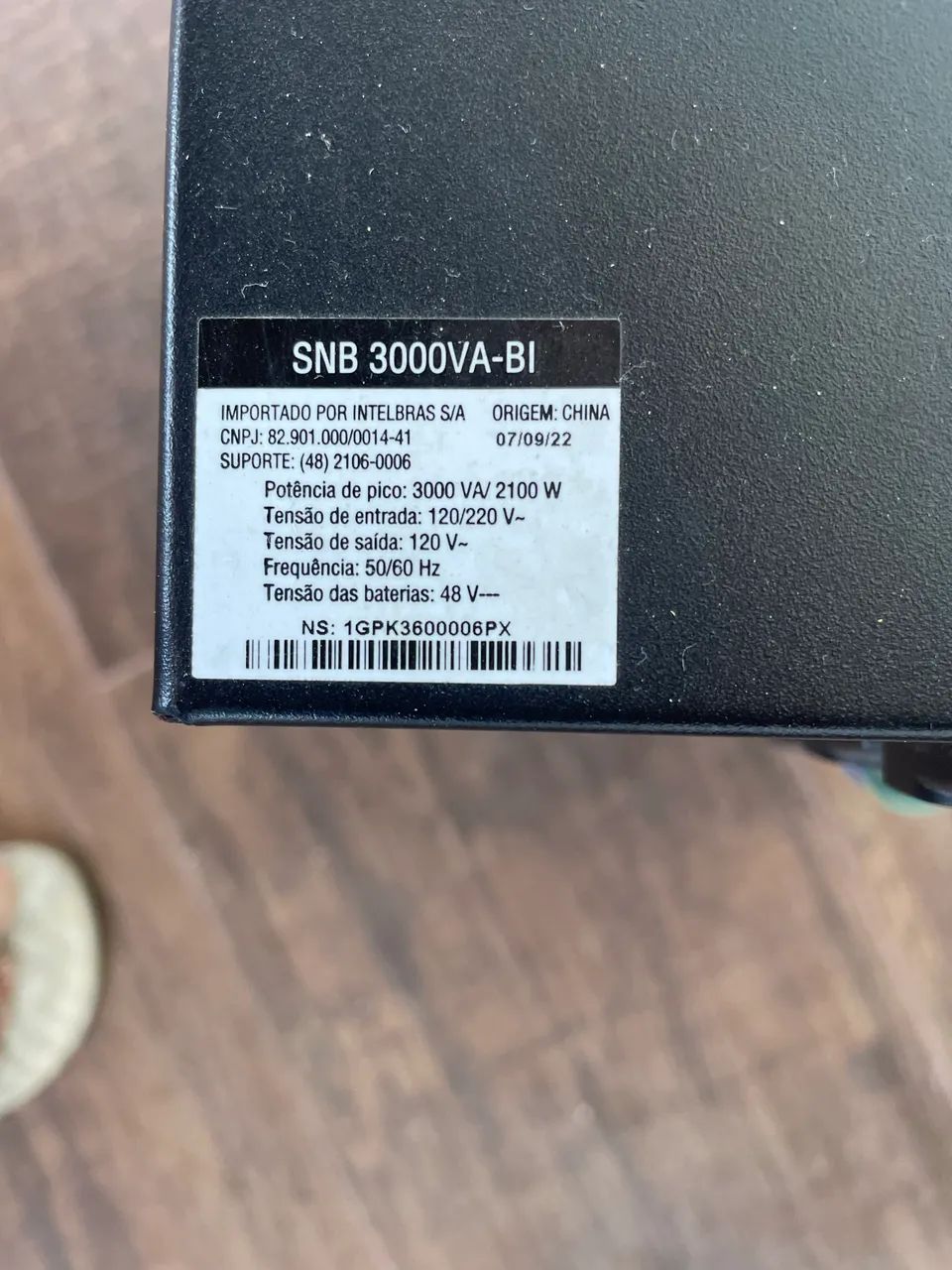 Nobreak Intelbras SNB 3000 Bivolt - Foto 3