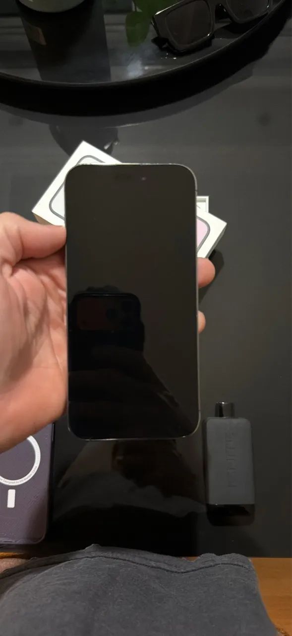 Iphone 14 pro max 256 gb roxo - Foto 3