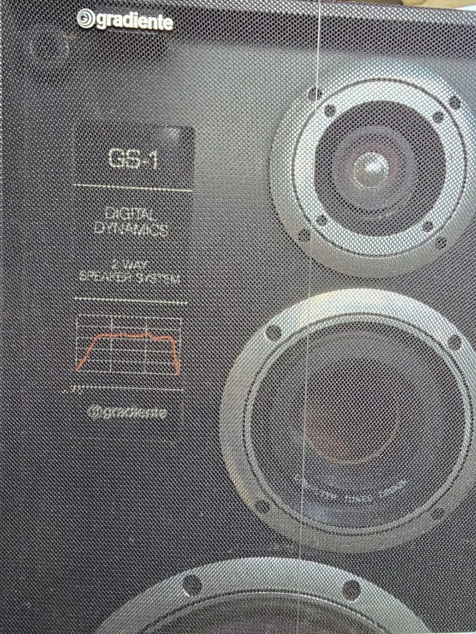 Caixas de som Gradiente GS-1 Perfeitas: par - Foto 2