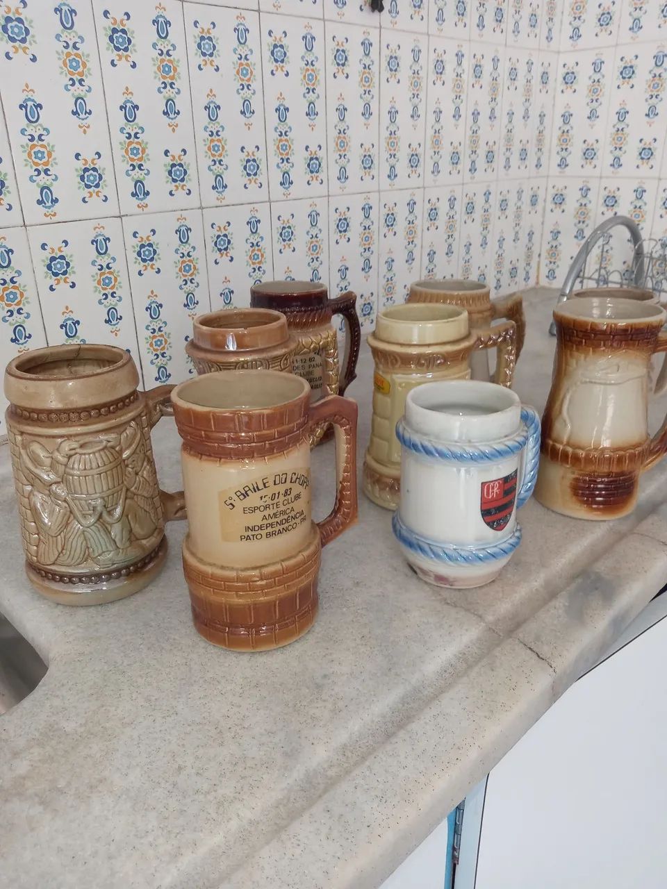KIT DE 9 CANECAS DÉCADA DE 60 - Foto 3