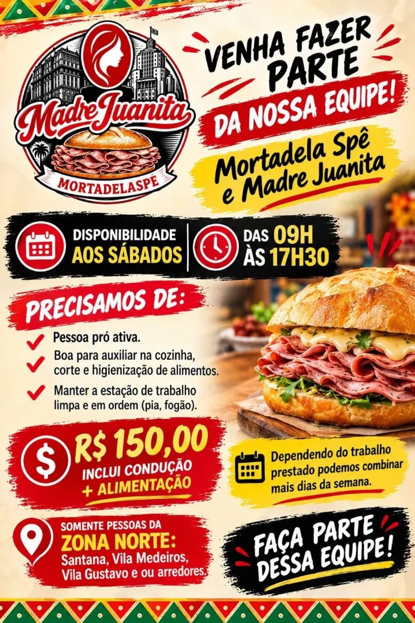 Vaga ajudante cozinha 
