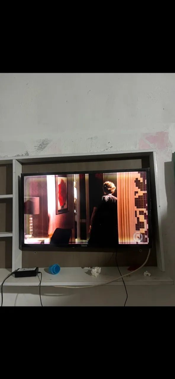 Painel tv Branco White 32  - Foto 3
