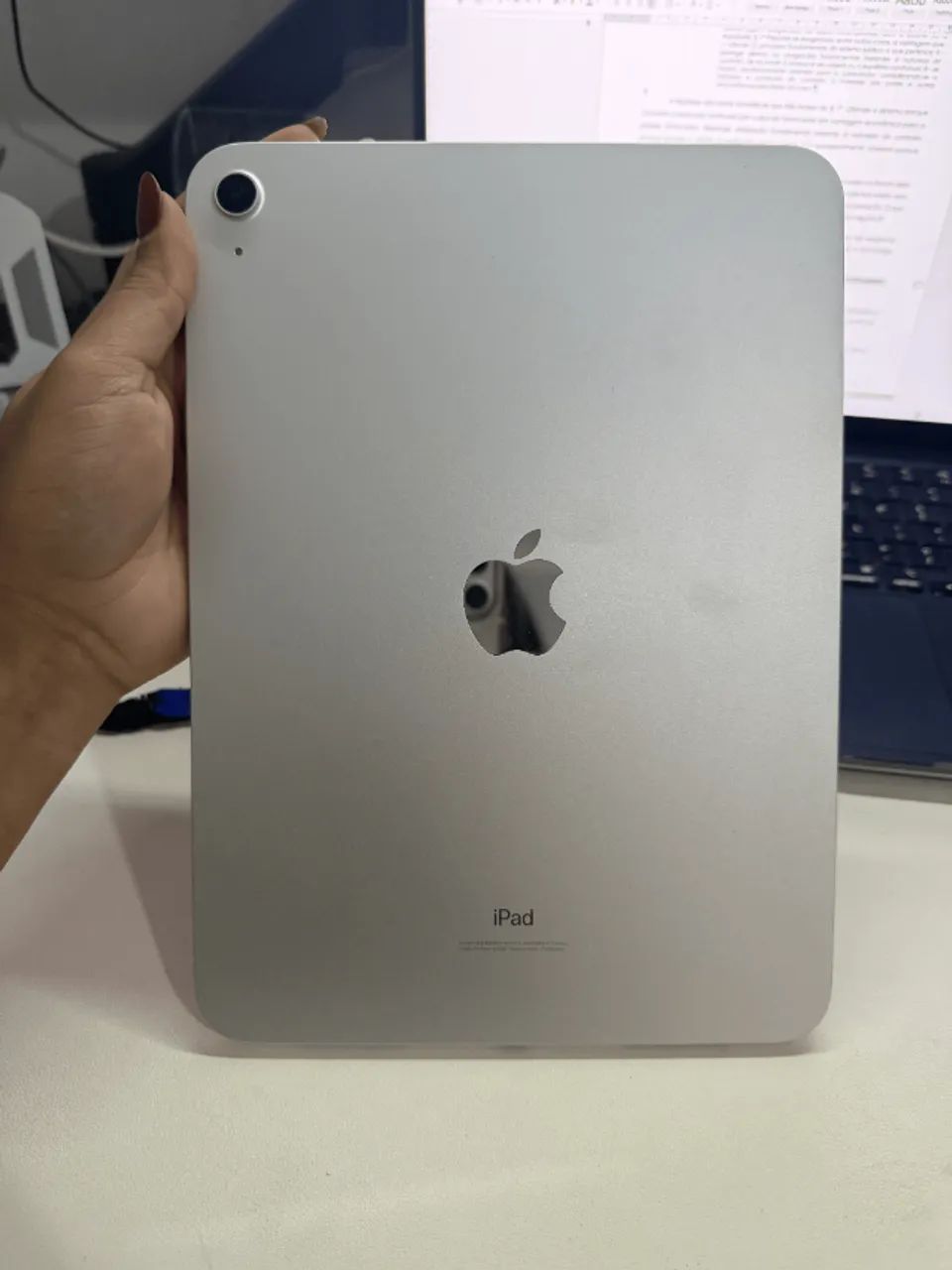 iPad 10ª Geração 64GB Novo Completo com Caixa e Fonte