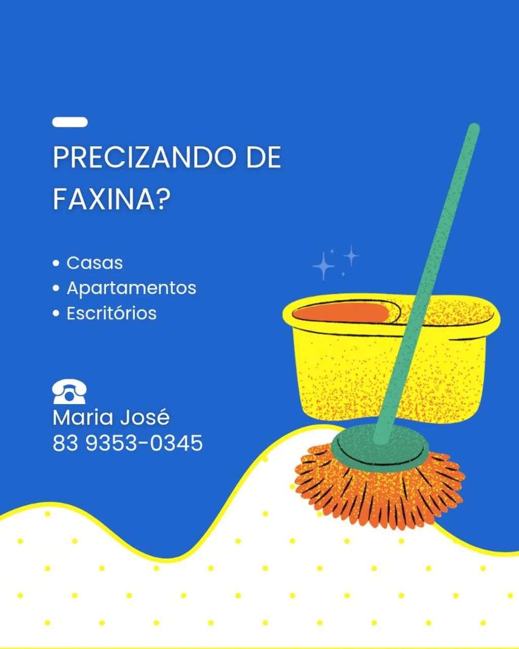 FAXINA EM CAMPINA GRANDE - MARIA JOSÉ