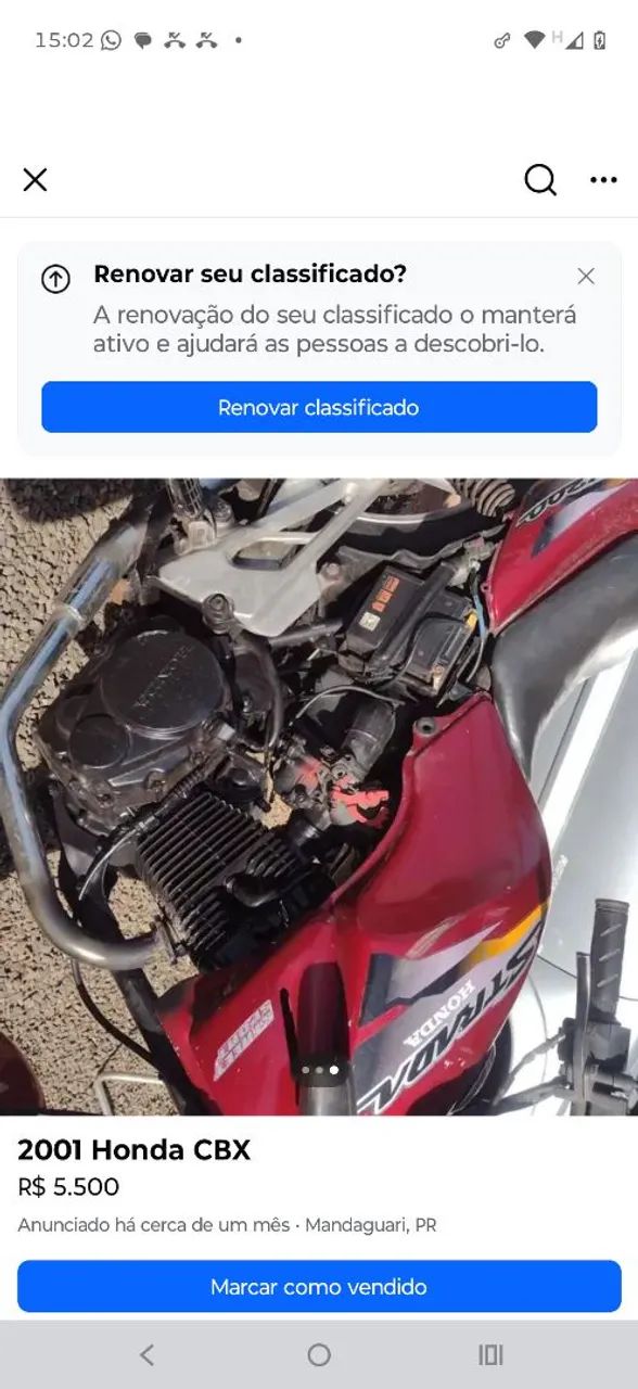 Vendo Estrada ano 2002 funcionando perfeitamente só chamar * - Foto 3