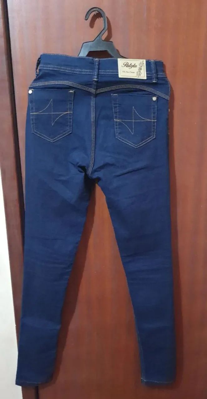 Calça Jeans Escura Básica - Foto 2