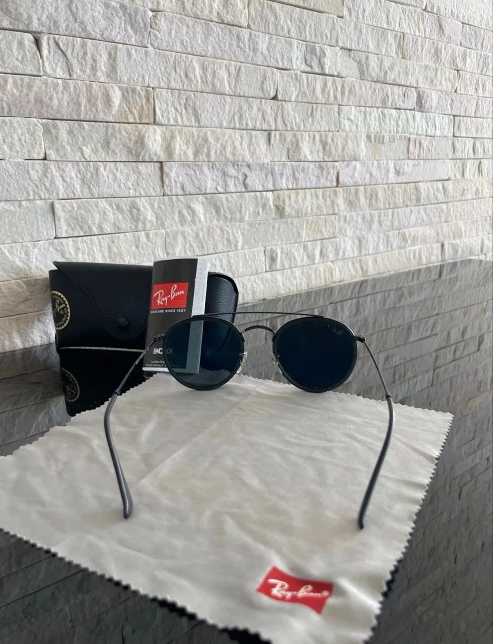 óculos de sol ray-ban round double bridge - Foto 2