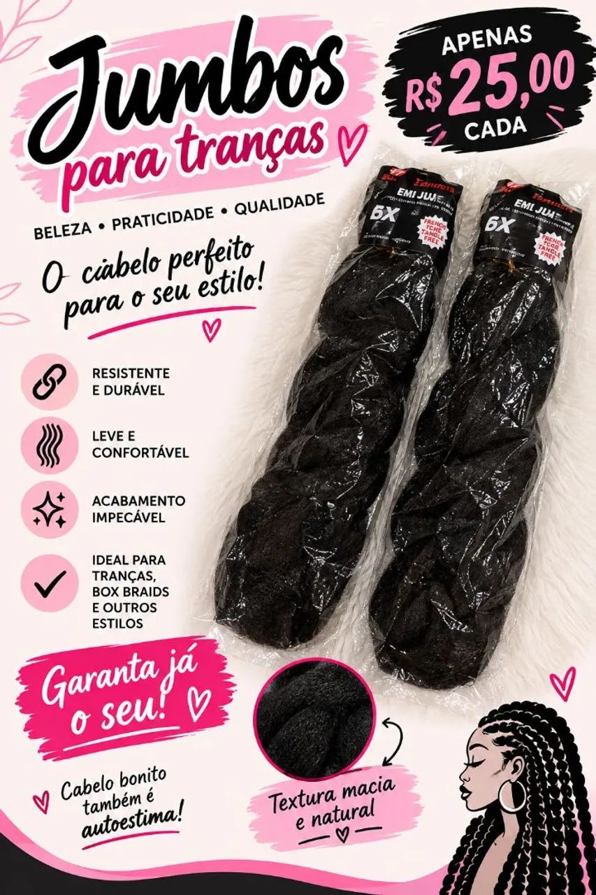 Vende-se escovas de cabelo e jumbo pra tranças  - Foto 2