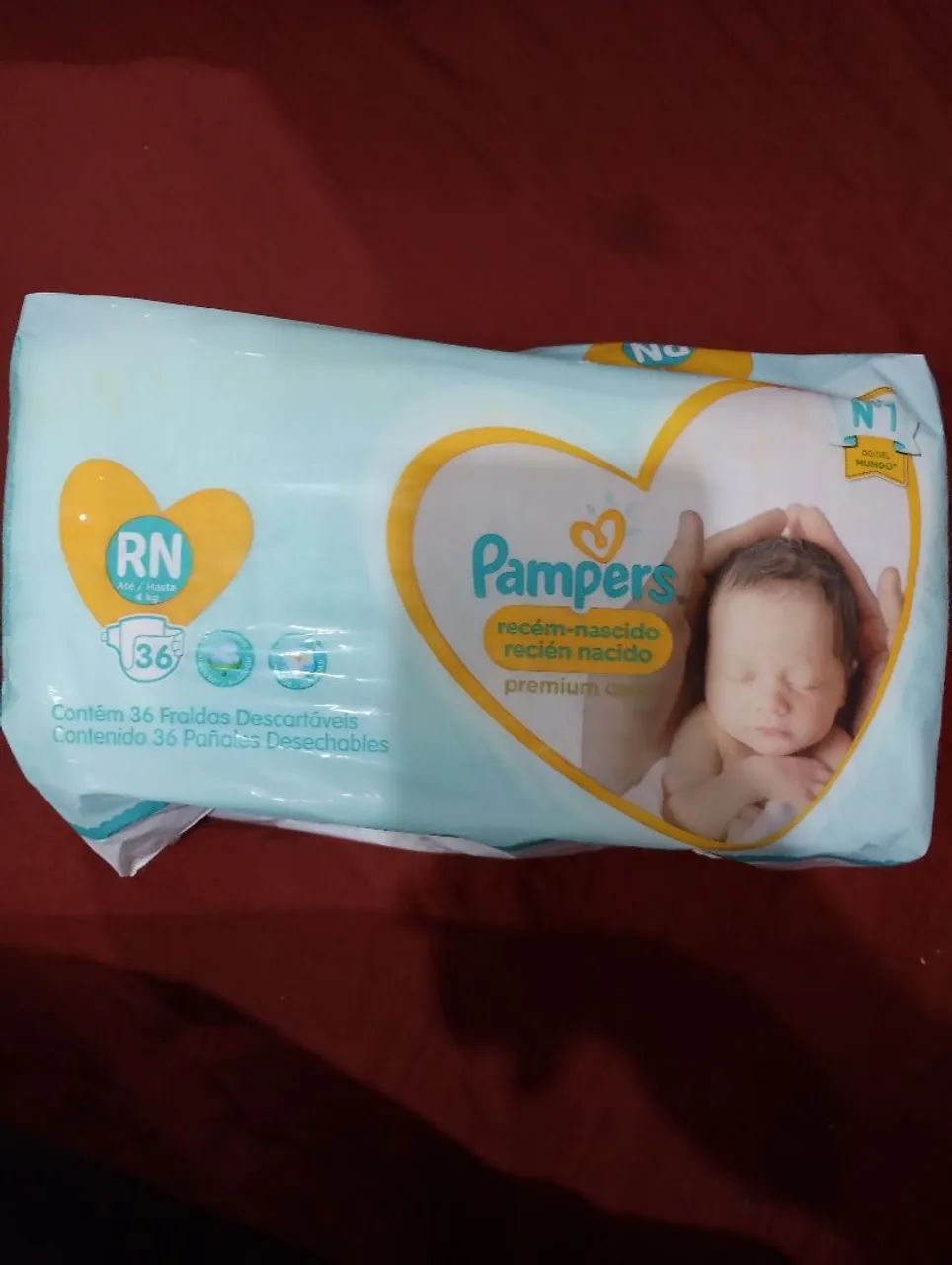 Fralda Pampers recém-nascido Premium Care  - Foto 2