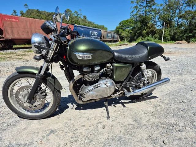 Triumph Thruxton 900 Verde Ano 2015 