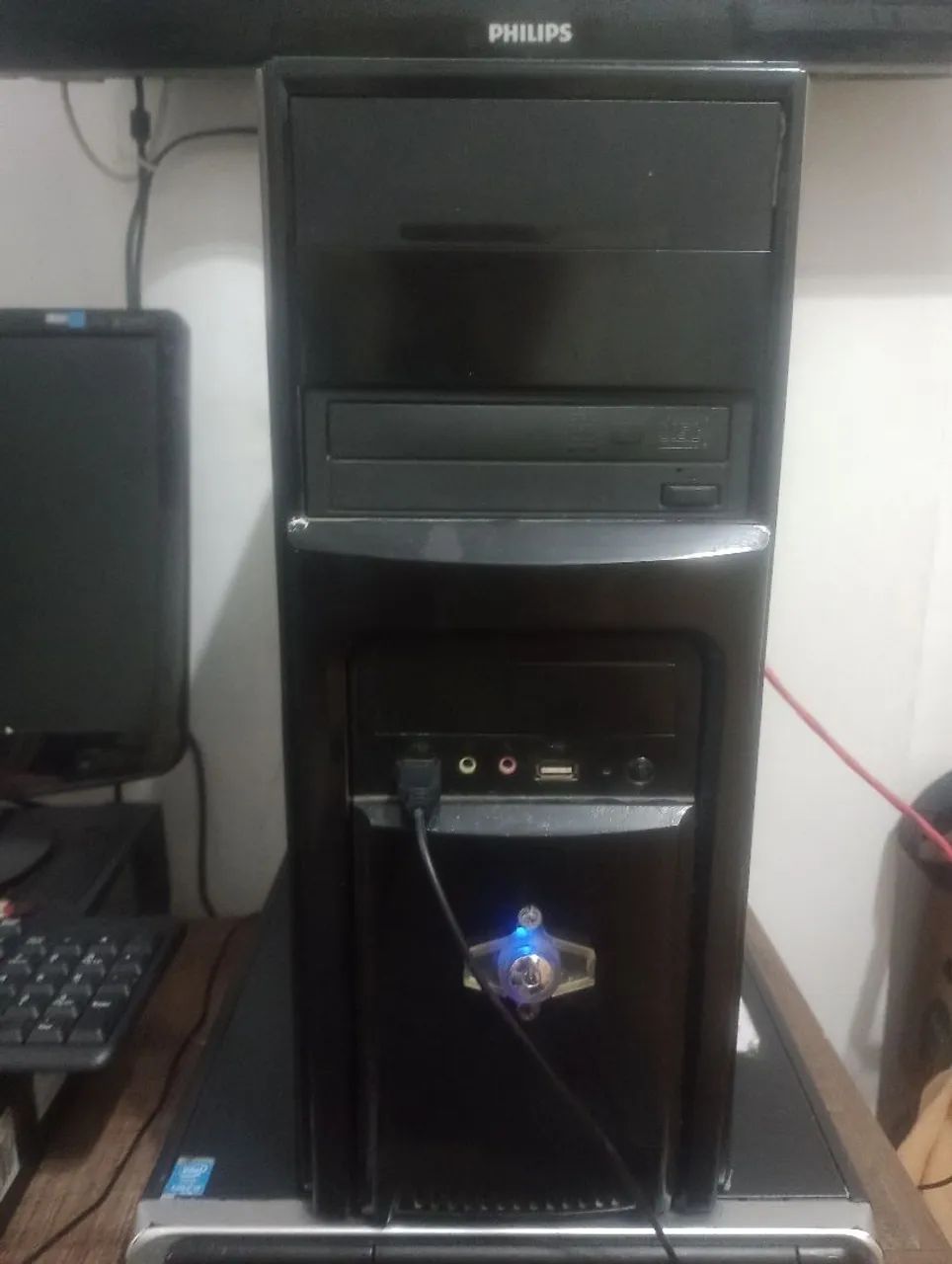 CPU  Computador Intel Processador Intel i3 com Windows 10 Instalado 