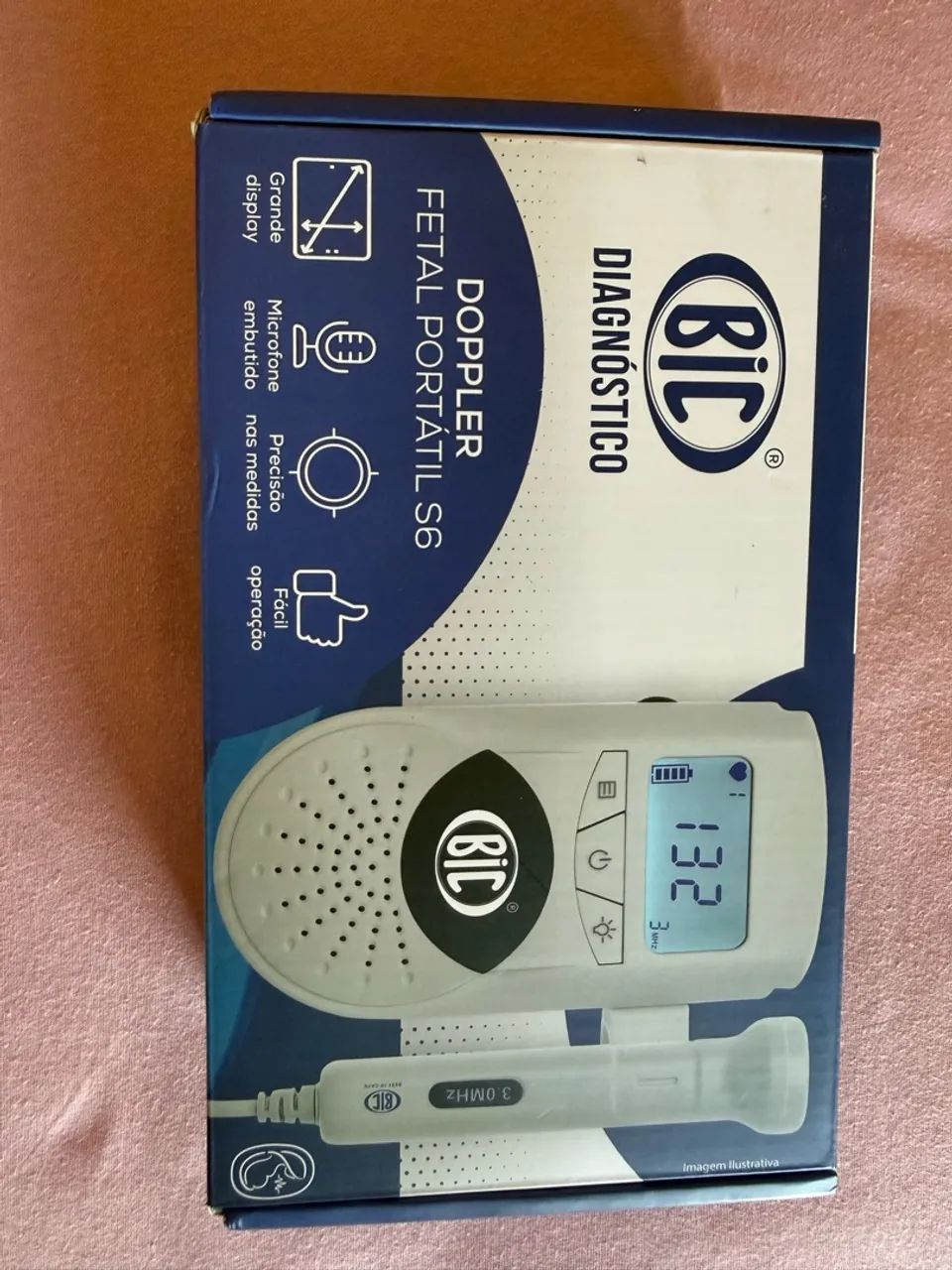 Doppler Fetal batimentos bebê