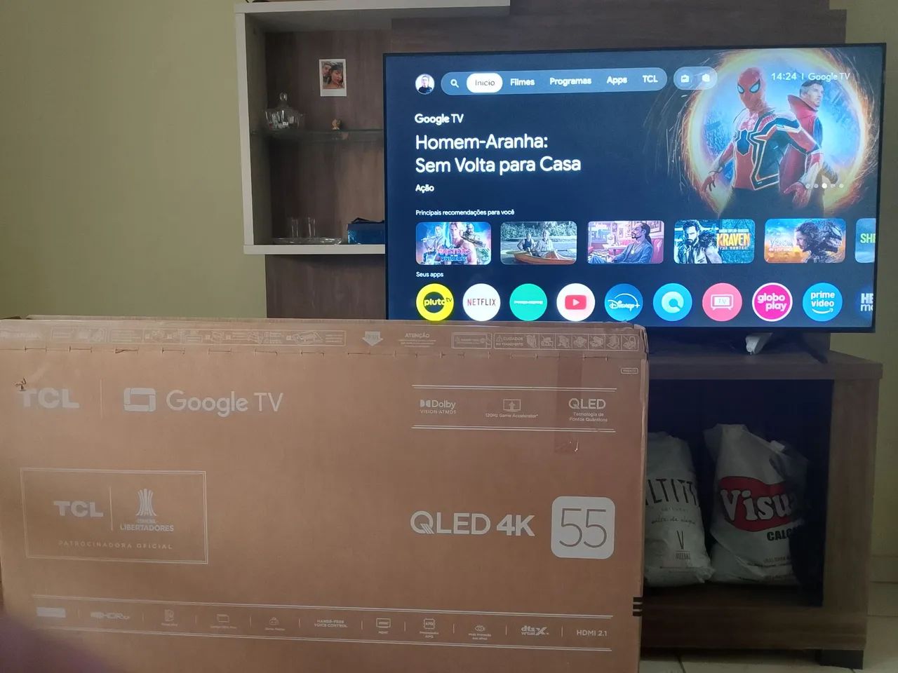 TV TCL QLED 4K 55 POLEGADAS  - Foto 4