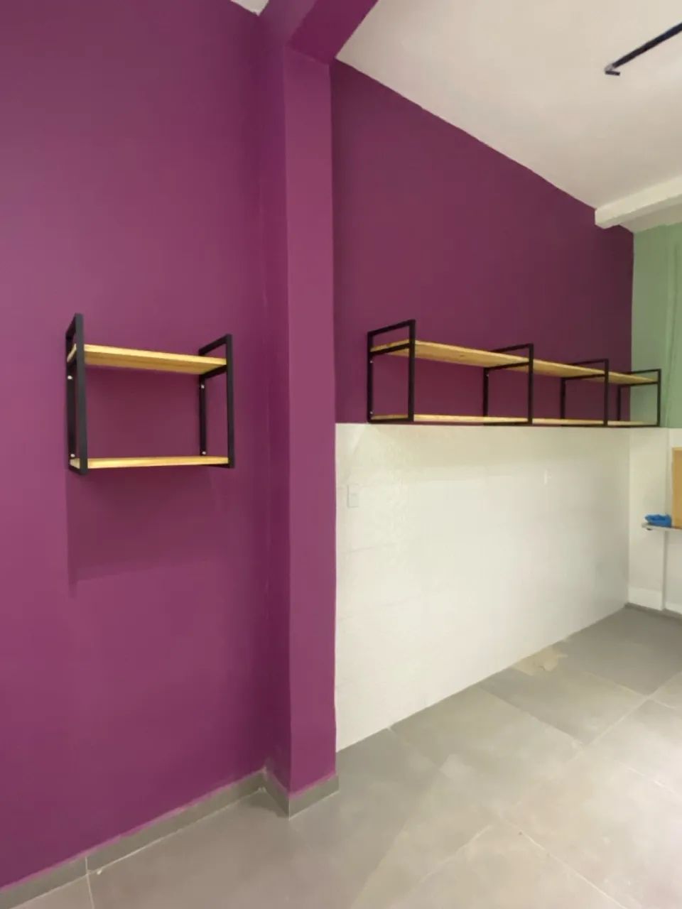 Prateleiras estilo industrial