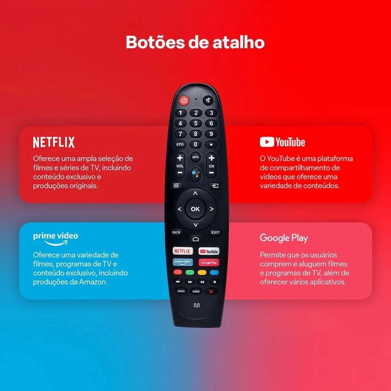 Smart TV 32" HD Multi com Android TV - Foto 4