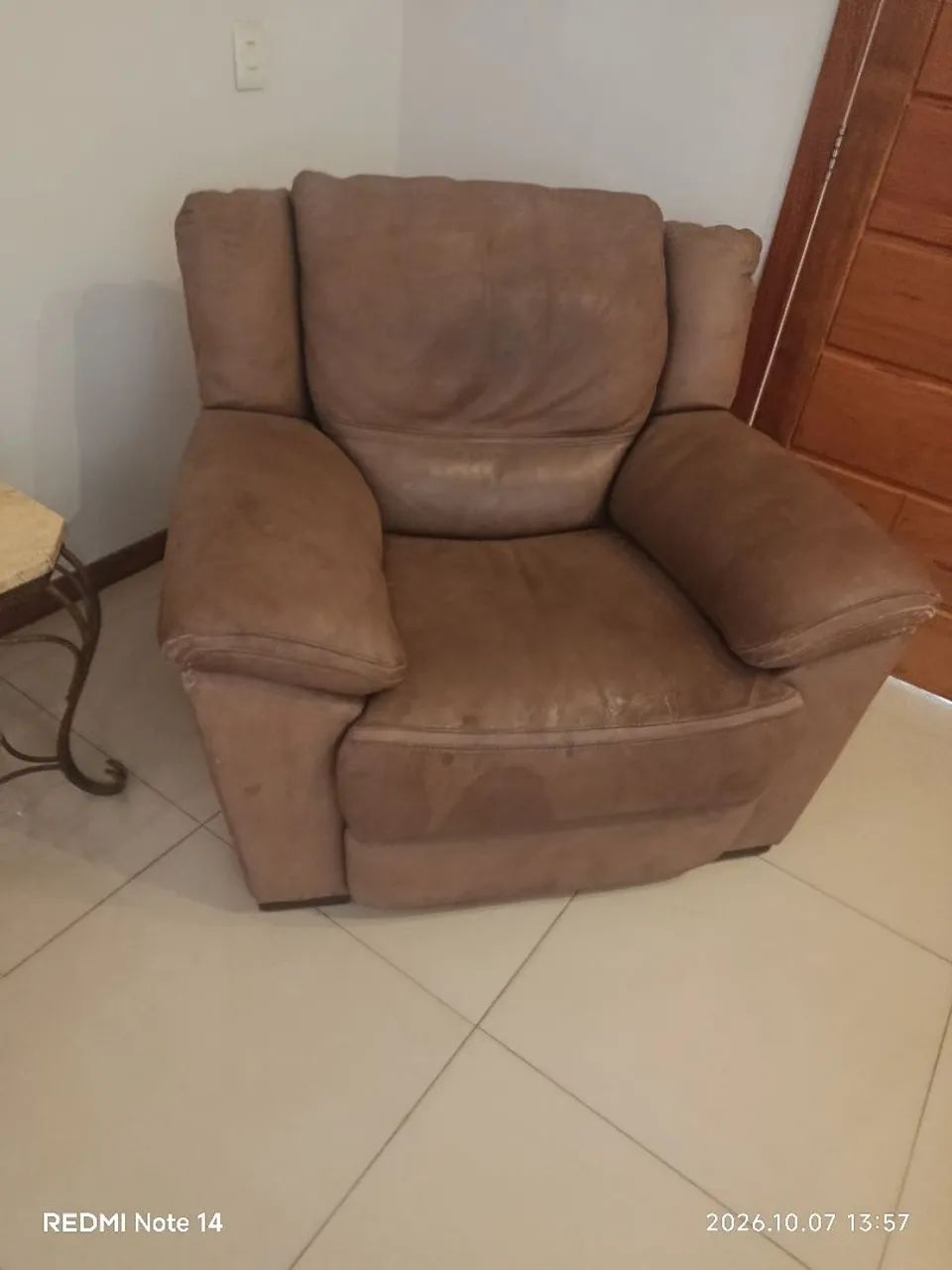 Poltrona do papai elétrica, de couro legítimo  - Foto 3