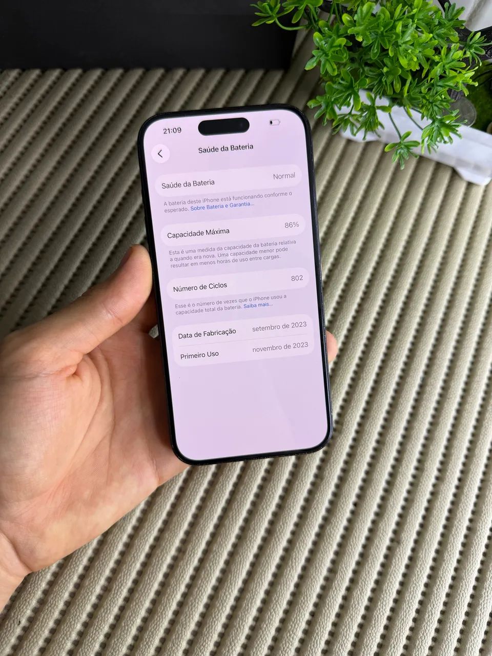Iphone 15 Pro 256GB bateria 86% todo original oportunidade  - Foto 4